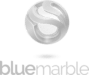 bluemarble logo - White