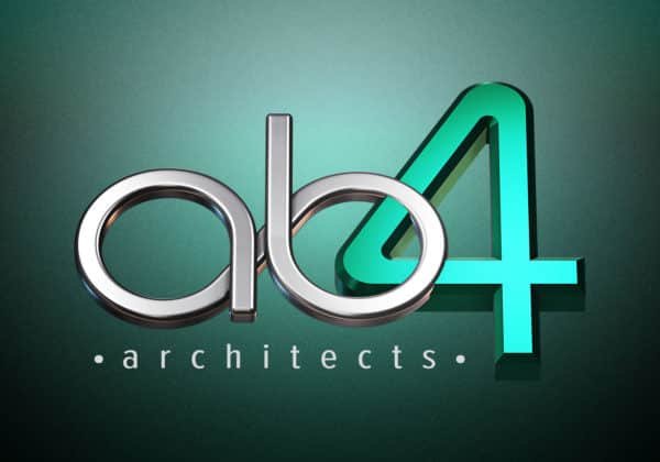 AB4 Architects - 3D Logo 17