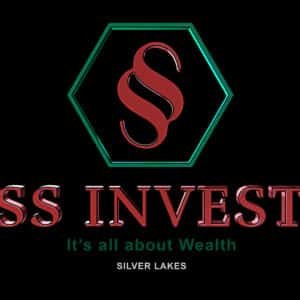 SS Invest - 3D Logo (Black Background)