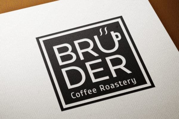 Brüder Coffee Roastery - Logo Design 9